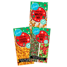 Leentjes gouden
wintermix
doosje à 50 gram
Leentjes kerstmix
doosje à 120 gram